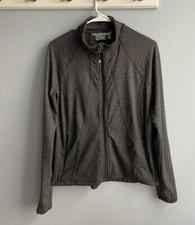 Athleta Activewear Full Zip Jacket w. Thumb Hole L