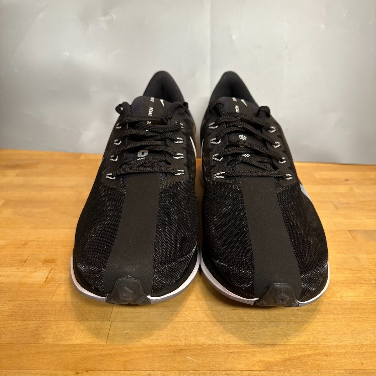 NEW Nike Zoom Pegasus 35 Turbo Black Running Shoes AJ4114-001 Men Size 12.5 Nike Zoom Pegasus 35 Turbo Black Running Athletic Shoe  main image 4