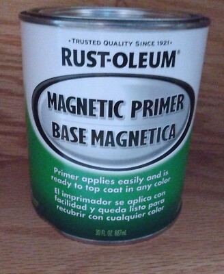 RUST-OLEUM 247596 MAGNETIC PRIMER-30oz-ATTRACTS MAGNETS-USE ON MOST ANY SURFACE