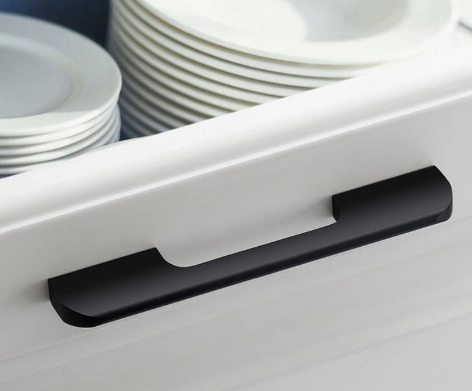 Matt Gold, Black & Aluminium Kitchen Cupboard Door Drawer Bar