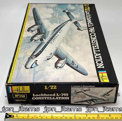 Heller 1/72 Lockheed L-749 Constellation Air France Vintage Heller 1/72 Lockheed L-749 Constellation Air France Vintage