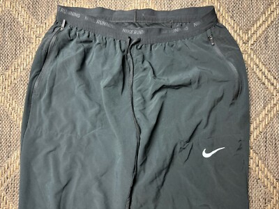 Nike Phenom Dri-Fit Woven Running Gym Pants Mens Size Medium Black