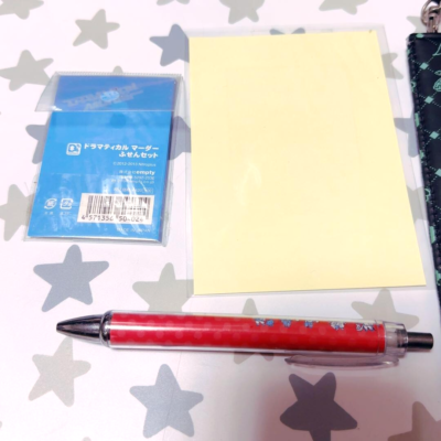 DRAMAtical Murder Aoba Clear Case Smartphone Pouch Sticky Notes