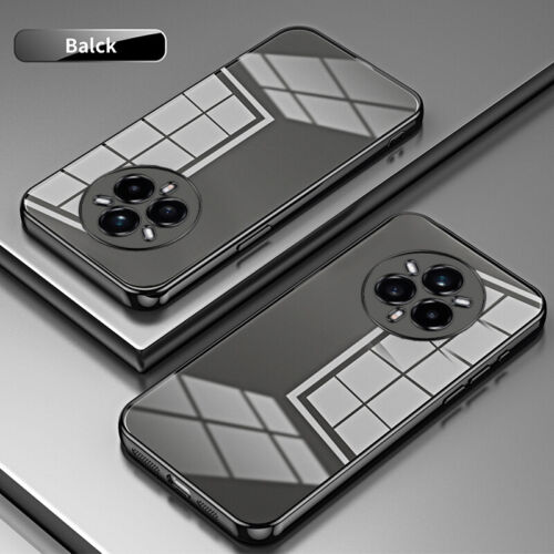 For Realme 14 Pro+, Shockproof Plating Frame Transparent Soft Rubber Case Cover - 第 7/21 張圖片