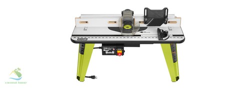 RYOBI Universal Router Table Corded Adjustable Fence Built-in Vacuum ...