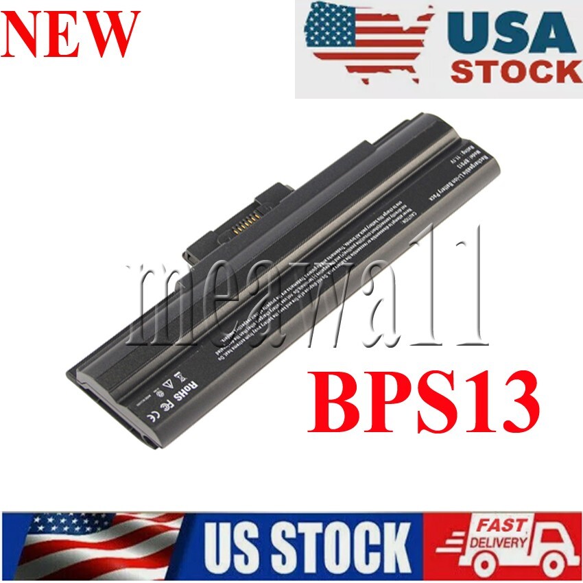 Battery for Sony Vaio VGPBPS13A/B VGPBPS13B/Q VGPBPS21A VGNSR36MN/B