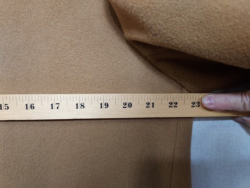 Vintage Kaschmir Mantel Herren Gr. L Barry Walt For E de Montagnac lang braun luxuriös - Bild 5 von 20
