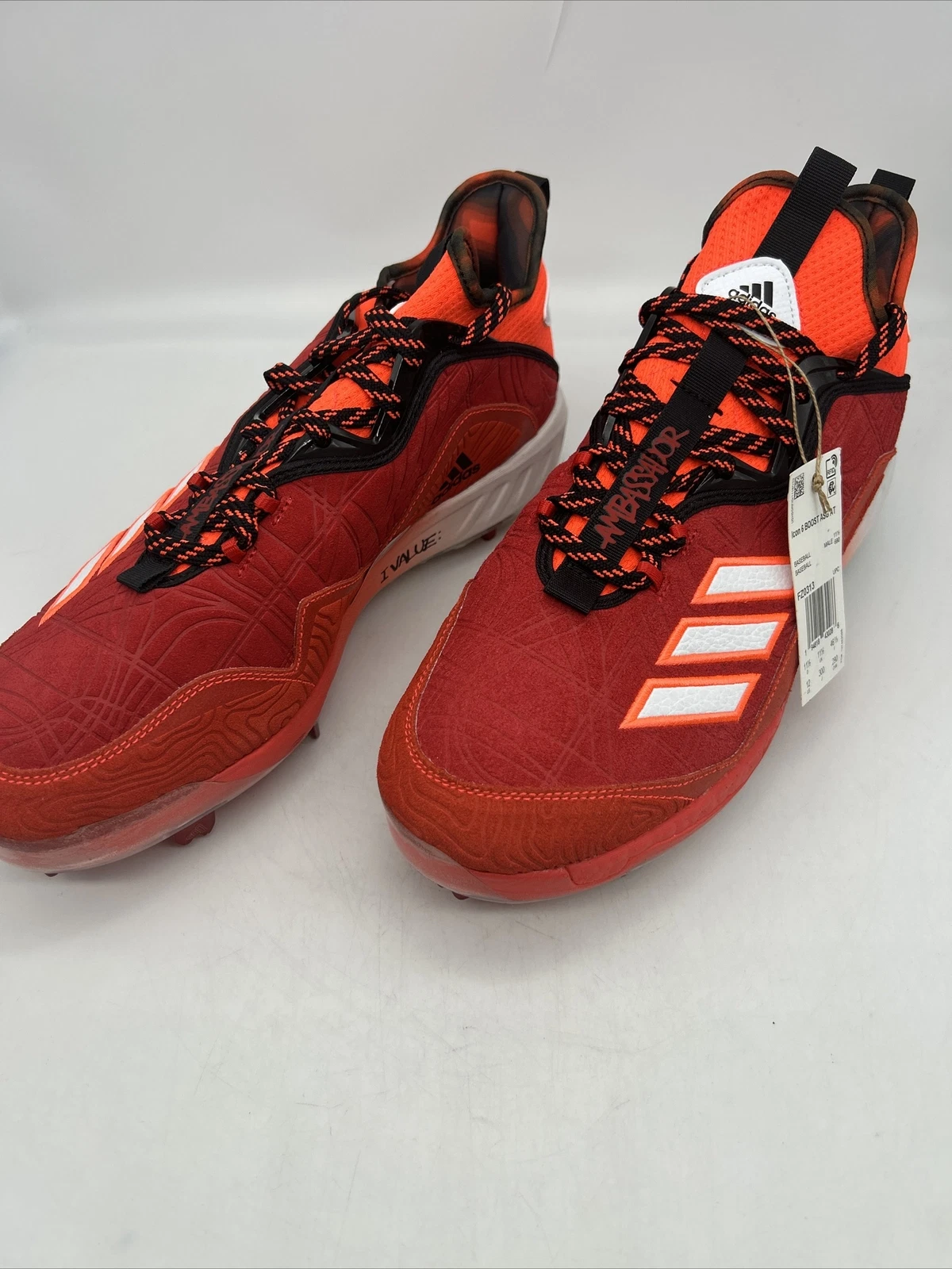 Adidas Icon 6 Boost ASG AT Ambassador tacchetti da baseball in metallo rossi FZ0313 uomo 12