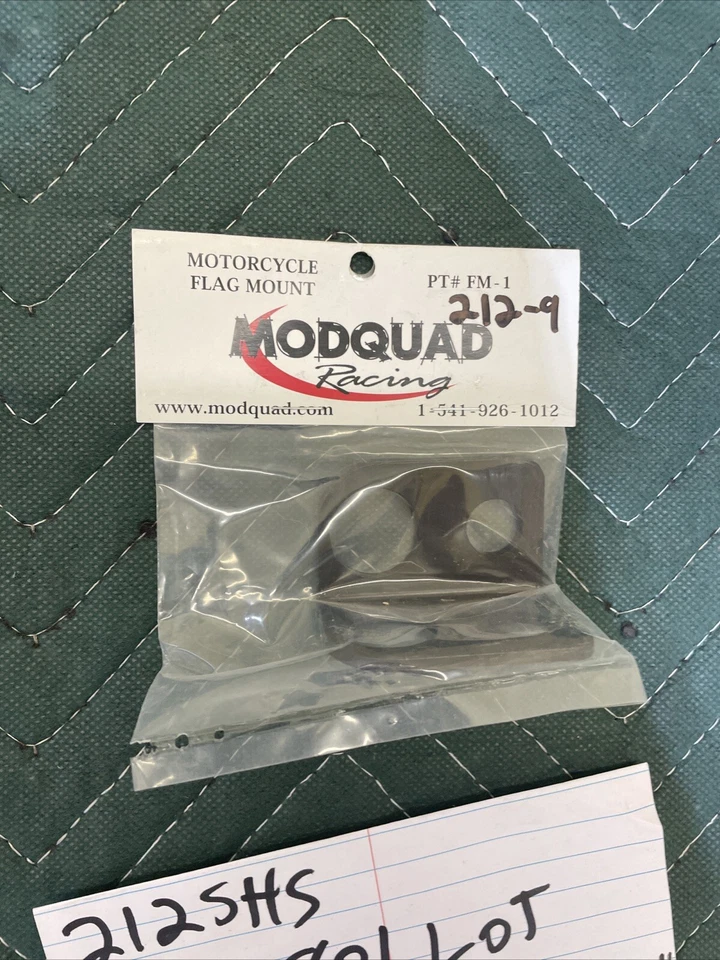 Modquad Racing Motorcycle Black Flag Mount 28-43607 212 - Image 4 of 4