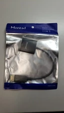 Moread DisplayPort (DP) to DVI Adapter, Display Port to DVI-D, Gold-Plated - NEW