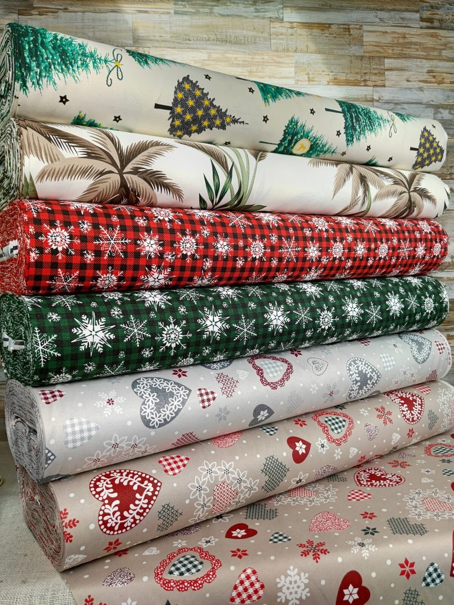 Baumwolle Stoff Baumwolle Meterware Weihnachten PANAMA