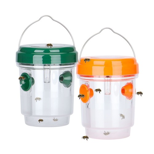 3Pcs Solar Powered Outdoor Wasp Trap Catcher UV Light–Traps Wasps, Hornets, Bees - Picture 2 of 14
