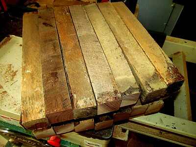 FIFTEEN (15) RECLAIMED WALNUT TURNING LUMBER LATHE WOOD ~2'' X 2'' X 12''