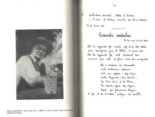 Louvis ABRIC Majourau dóu Felibrige per L'Ecolo dóu Vidourle LUNEL Illustré 1986 - Picture 13 of 24