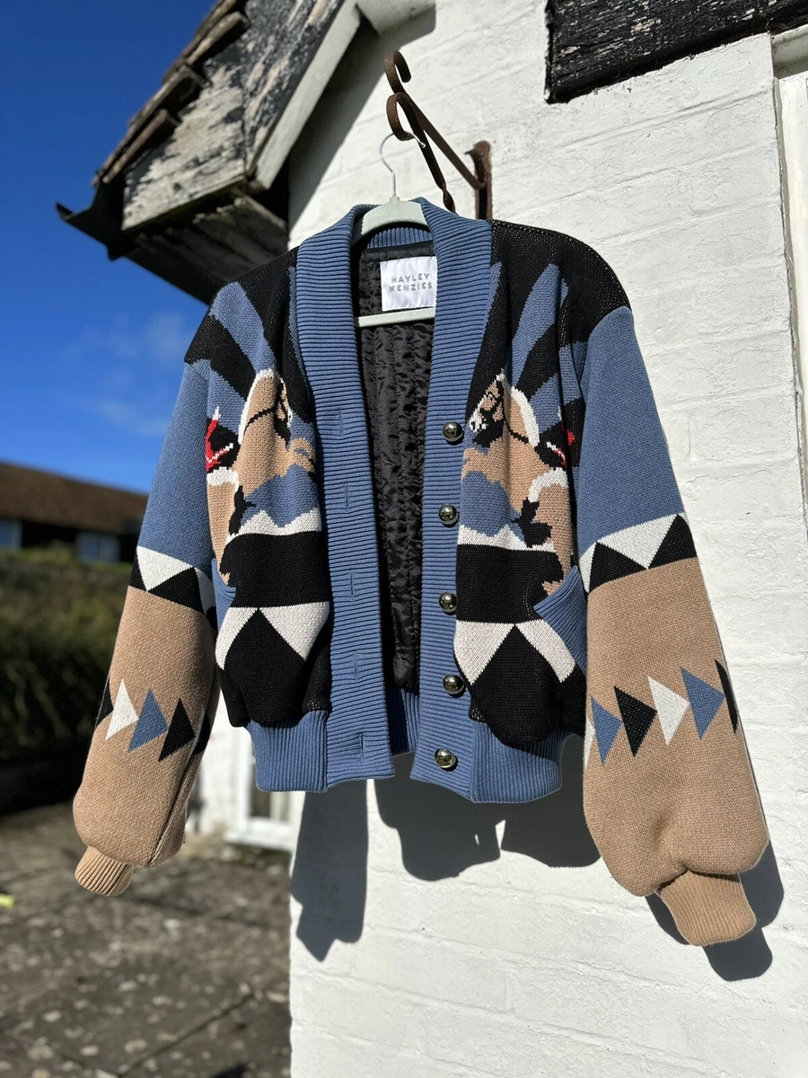 Hayley Menzies Sunrise Rodeo Bomber Jacket size L RRP 580