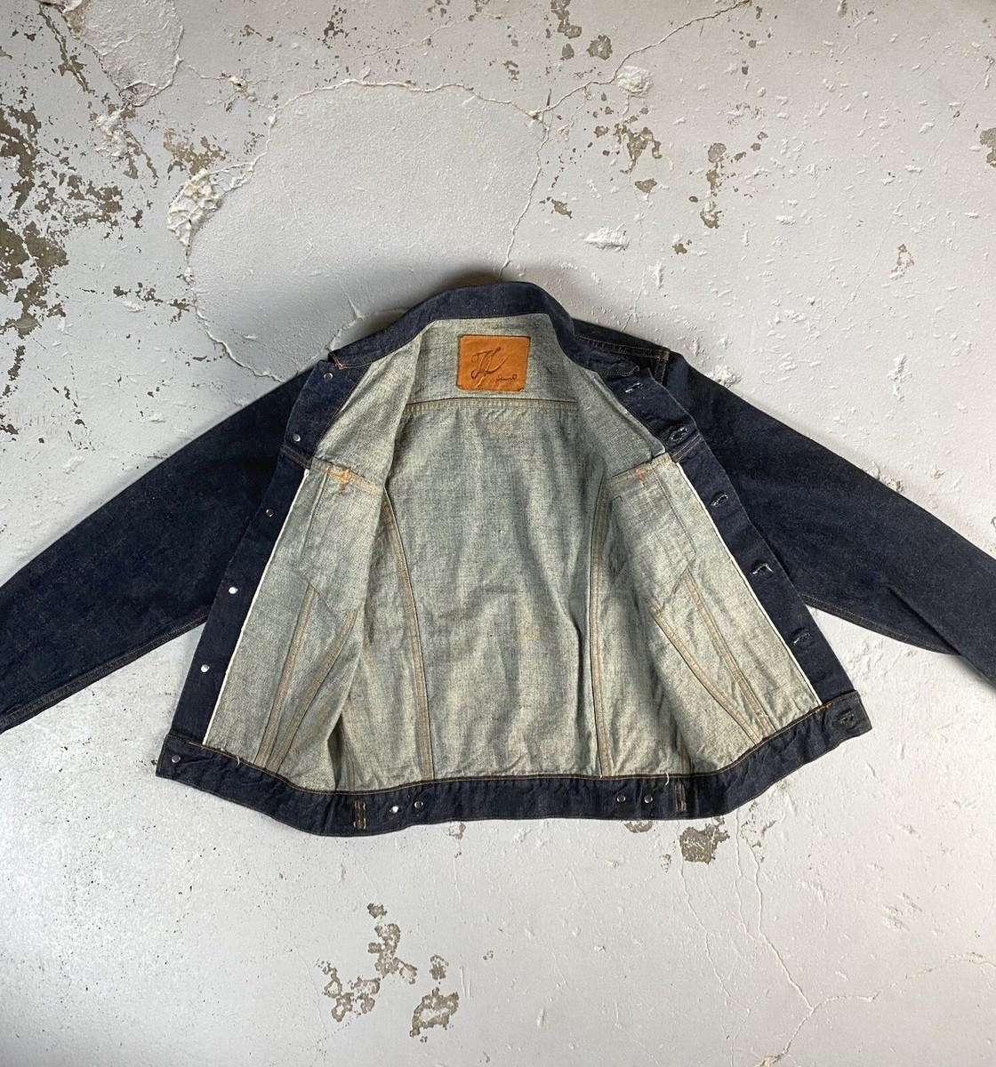 Kapital Type 3 Trucker Jacket Small 36 Indigo Selvedge Denim Kapital Type 3 Trucker Jacket Small 36 Indigo Selvedge Denim