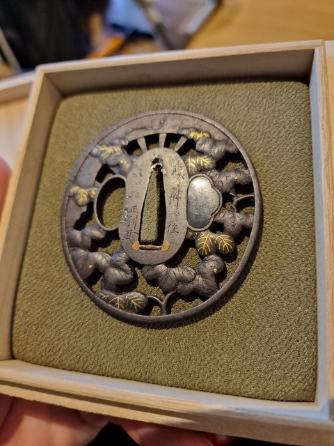 Bushu Masatoshi Katana Tsuba Tosogu Nihonto Not Fuchi Kashira Kozuka samurai ed Bushu Masatoshi Katana Tsuba Tosogu Nihonto Not Fuchi Kashira Kozuka samurai ed