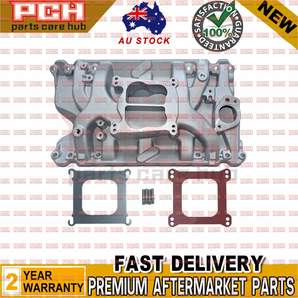 Intake Manifold For Holden 253-308 Commodore V8 Dual Plane 2194 with Gaskets - image 2 of 4