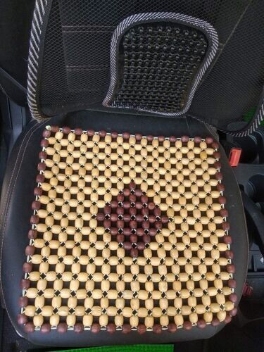 Cuentas de madera alfombrilla de acupresión cuentas de coche cubierta de asiento para cubierta de asiento del conductor - Imagen 1 de 4