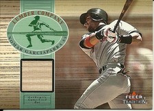 2002 Fleer Tradition Lumber Company Game Bat Nomar Garciaparra Red Sox