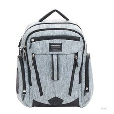 Eddie Bauer Rainier Backpack Diaper Bag 11 Pockets Gray First Adventure
