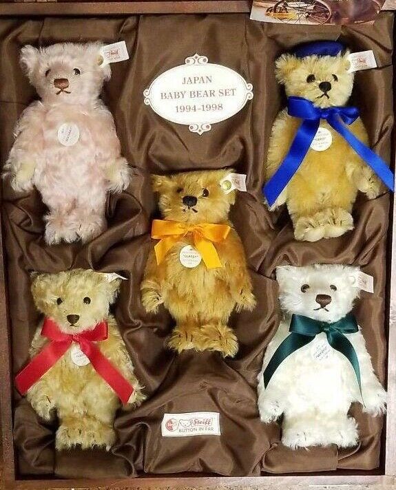 Steiff BABY BEAR SET 1994-1998 Japan Limited Edition of 1500 Steiff BABY BEAR SET 1994-1998 Japan Limited Edition of 1500