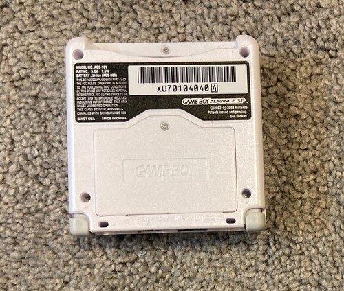 Offizieller Nintendo Game Boy Advance GBA SP Glacier White! AGS-101 hellerer Bildschirm - Bild 6 von 10