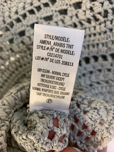 Theory Pullover Amena Arabis Tint Grobstrick offen Häkelpullover Gr. P TP - Bild 8 von 9