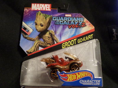 2017 HOT WHEELS MARVEL GROOT GO-KART HOTWHEELS  VHTF RARE TRACK READY