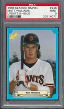 1988 Classic Update II #246 Matt Williams San Francisco Giants RC PSA 9 Mint 077