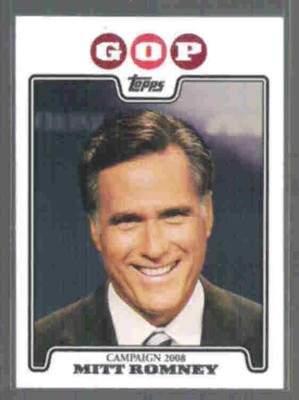 MITT ROMNEY 2008 Topps Campaign Insert #C08-MR. GOP | eBay