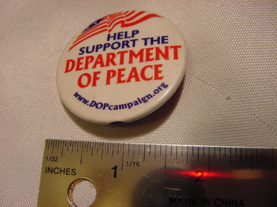 VTG HELP SUPPORT THE DEPARTMENT OF DEFENSE DOP CAMPAIGN - PIN PINBACK