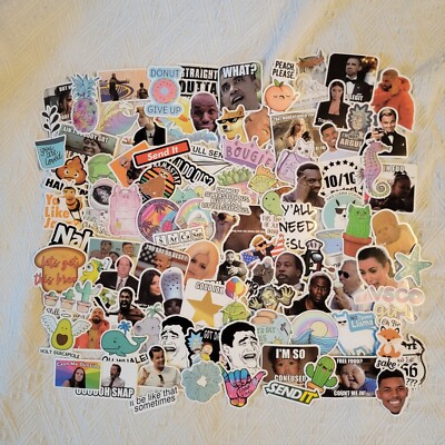 105 Variety Vinyl Stickers Meme Pop Culture Yooper Cute For Laptop Water Bottle
