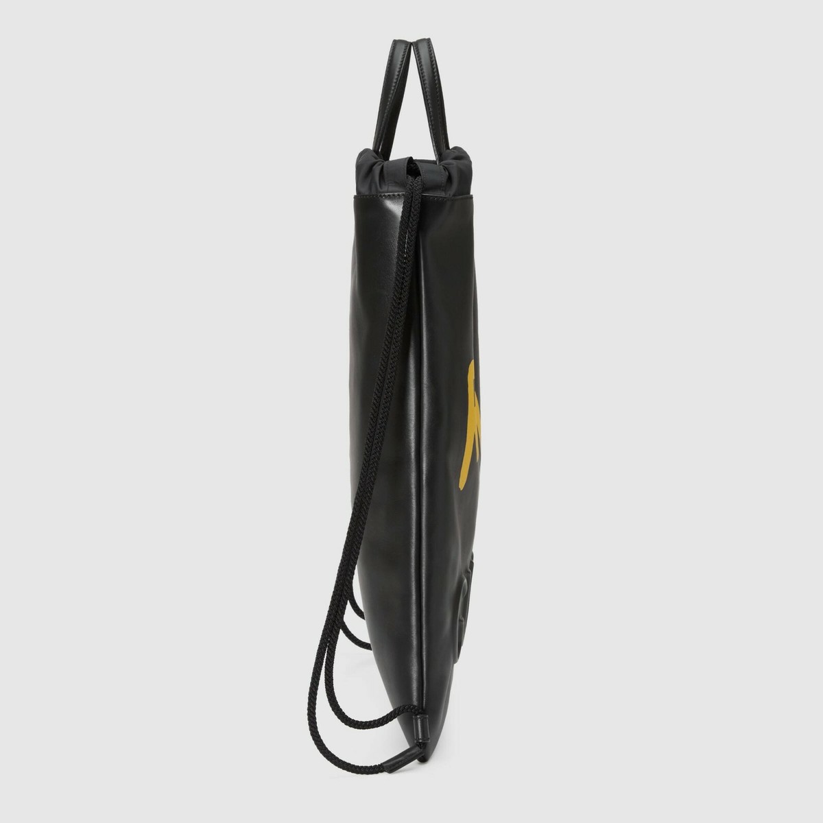 GUCCI Gucci Real Ghost Drawstring Backpack Black Leather RRP GUCCI Gucci Real Ghost Drawstring Backpack Black Leather RRP