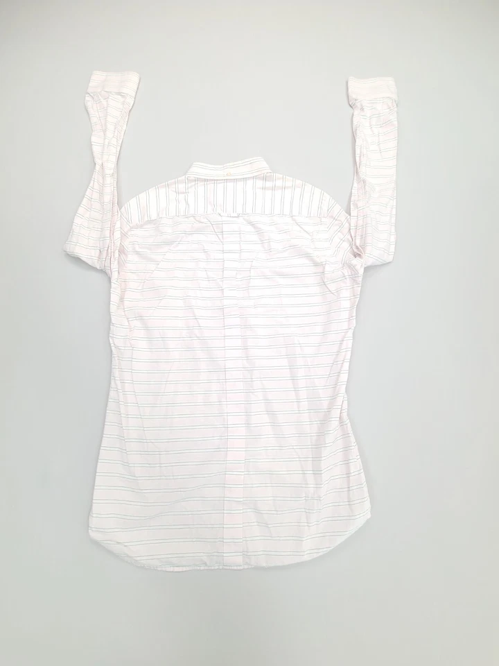 Camisa French Connection Para Hombre Pequeña Rosa Blanca Abotonada Exterior Informal Foto 2 de 4