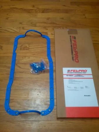 1986-2001 FORD MUSTANG 5.0 JUNTA DA PANELA DE ÓLEO DO MOTOR FEL-PRO OS-34508-R $VENDA FORA DA LEI - Imagem 2 de 4