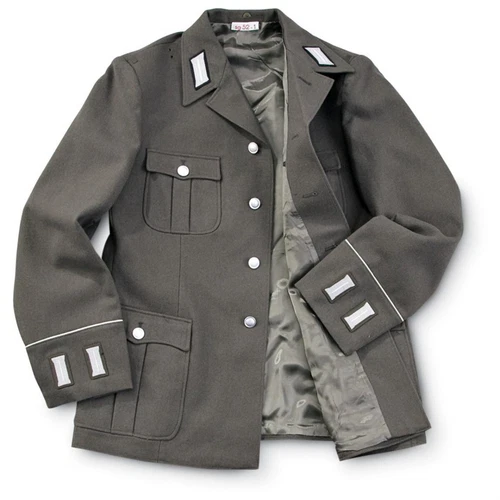 Authentic East German Army Uniform Jacket Army Surplus 100% Wool Outer Material image 2