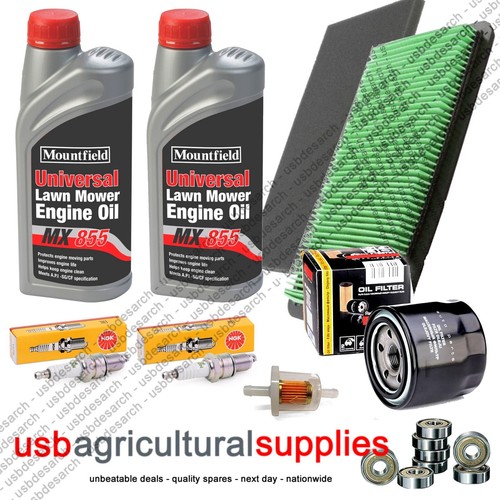 Service-Kit Für Honda GXV520 / GXV530 – Mit Zündkerze, Öl & Filtern (Nachbau)