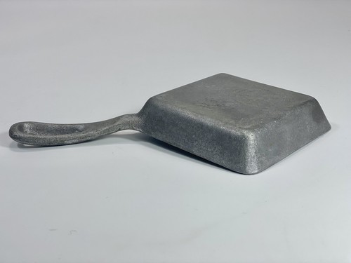 SELTENE Vintage Griswold Logo 4" Aluminium Griswold Quadratische Eierpfanne Bratpfanne #53 - Bild 12 von 13