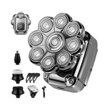 9D Head Shavers for Bald Men, 5-in-1 Electric Rotary Shavers, Upgra... Fast Ship