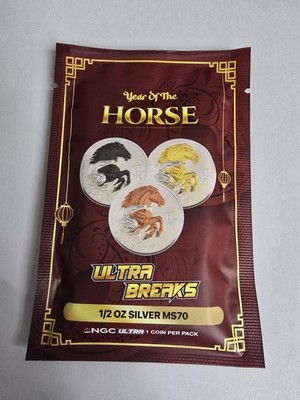 2026 Release! Ultra Breaks Year of the Horse NGC MS70 Chase For 1