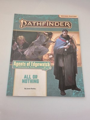 Agents of Edgewatch: All or Nothing, Pathfinder (2E), Softcover [N5]