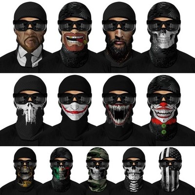 3D-Grafik Radsport Balaclava Biker Gesichtsmaske Halswärmer Schal Kopfbedeckung