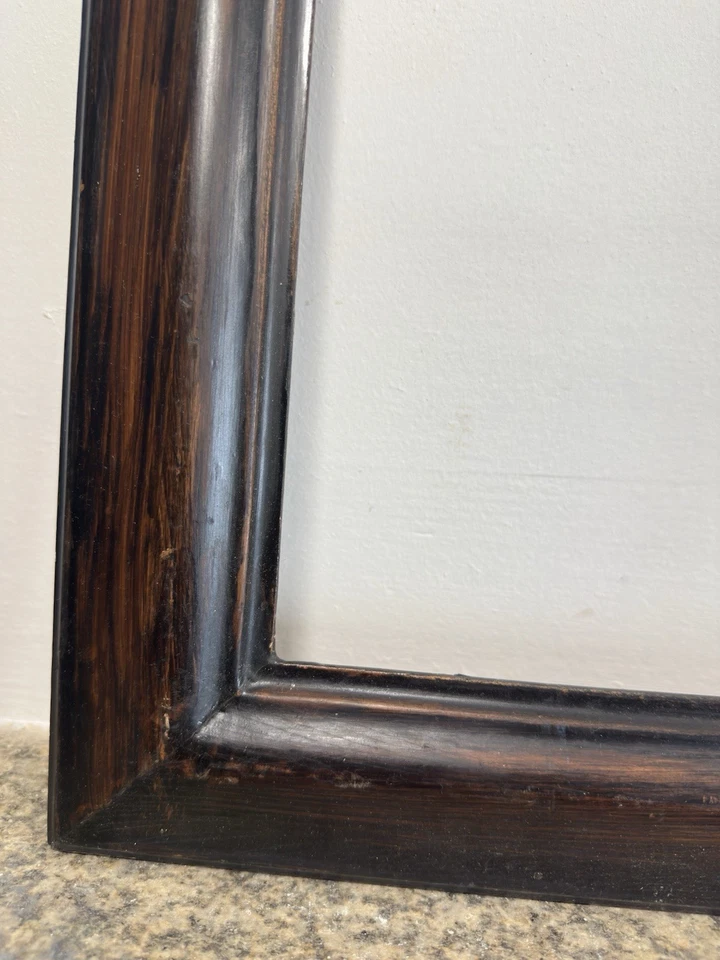 Cadre ancien mouluré 12P 12F Feuillure:65,5x50,5cm Vue:61x50cm Entier:76,5x61,5 - Photo 3/4