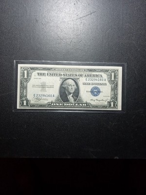 Fr.#1607 $1 1935 ((Choice UNC))  ((DOUBLE DATED)) Silver Certificate.