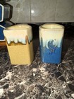 Rodolfo Padilla Drip Glazed Coffee Mugs With Wood Stand Signed Set of 9!!! — photo 9