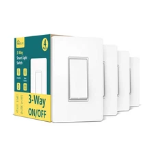 3 Way Smart Switch 4 Pack WiFi Alexa Google Home Compatible