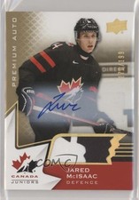 2020 Team Canada Juniors Men's U-20 Autos /199 Jared McIsaac #33 Patch Auto kn5