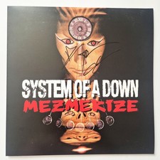 SYSTEM OF A DOWN Mezmerize LP vinyl fully signed by 4 AUTOGRAPHS Serj Tankian