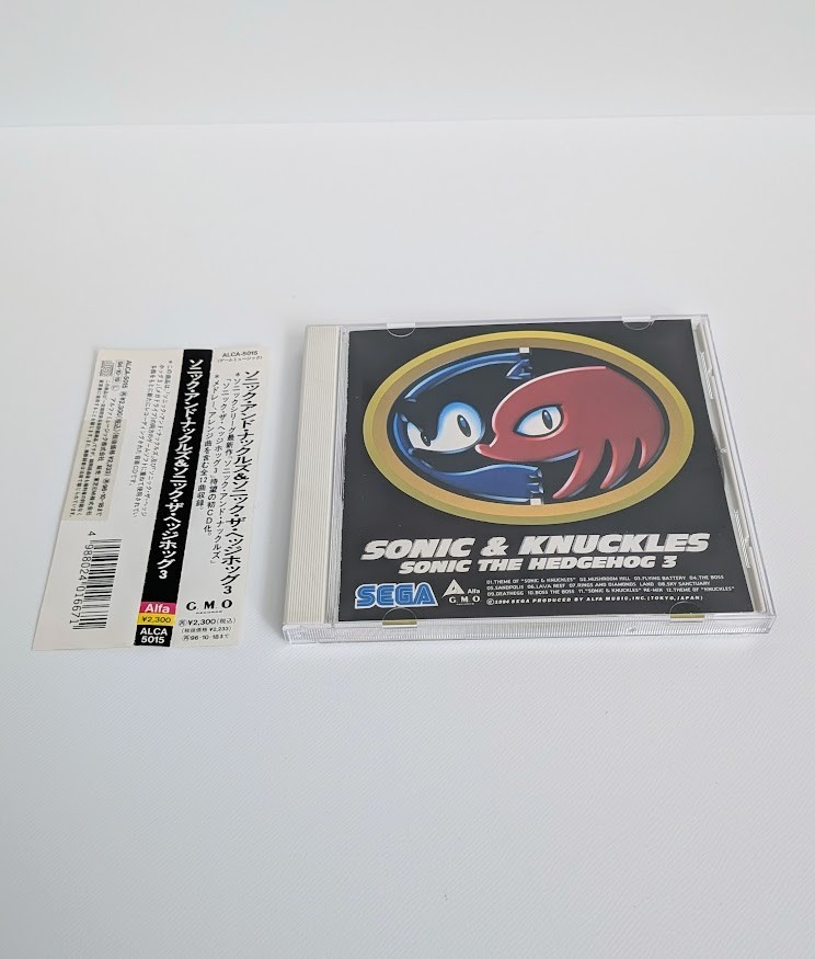 Sonic The Hedgehog 3 Sonic & Knuckles Soundtrack CD SEGA 1994 Obi